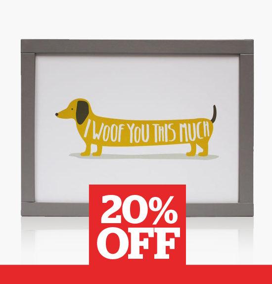 Bertie Sausage Dog Lap Tray